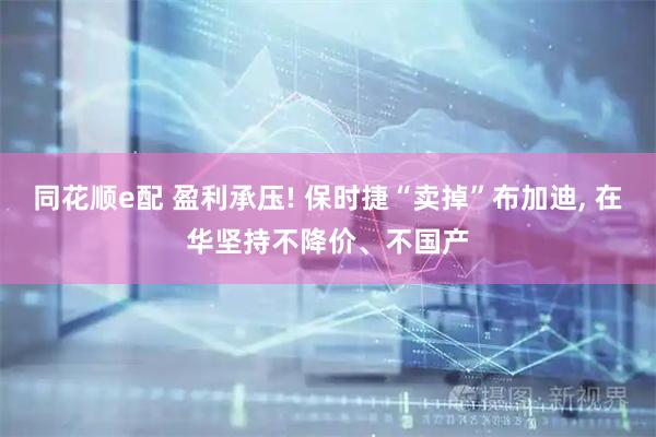 同花顺e配 盈利承压! 保时捷“卖掉”布加迪, 在华坚持不降价、不国产